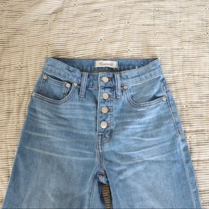 Madewell Wide-Leg Light Wash Jeans